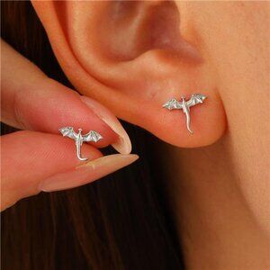 Dragon Earrings | Unique Winged Fantasy Statement Jewelry